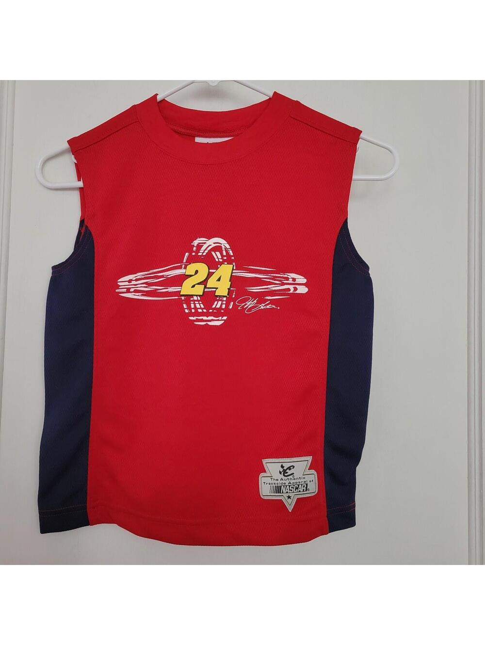Vintage Jeff Gordon NASCAR Authentic Chase Tank And Shorts Set 2 Pcs NWT Size 8